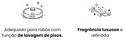 Fragância DORE para Aspiradores Robot  AROMATIC•89• | 250ml Limpeza, Brilho e Aroma